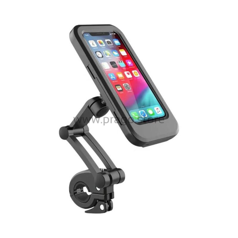 Hold Up Bike Phone Mount Waterproof Cell Phone Holder 360 Rotation