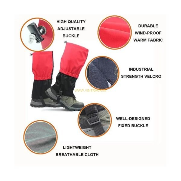 Waterproof Snow Legging Boot Gaiters - Image 2