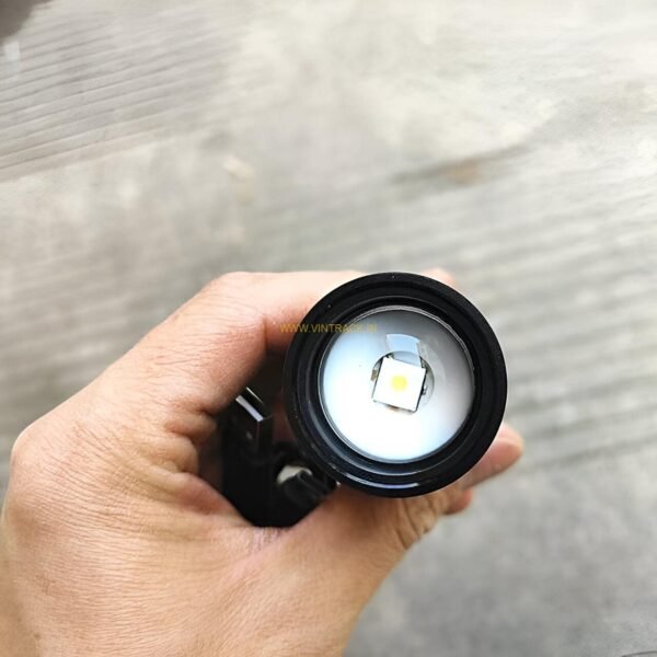 Multi-Functional USB Rechargeable LED Torch 3 Mode Flash Light Ps237 - Image 4