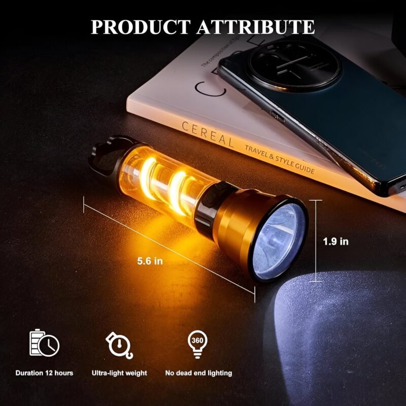 Multi-functional Portable Camping Rechargeable Light With Hook Ps240 - Image 3