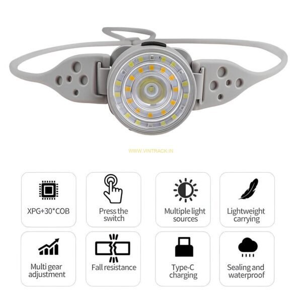 Silicone Multi Light LED Super Bright Headlight Ps242 - Image 4