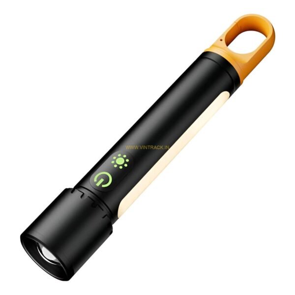 COB Led Super Bright Torch Flashlight Rechargeable With Hook Ps241 - Image 7
