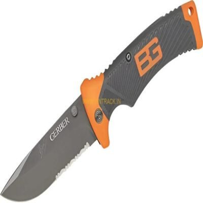 Folding Sheath Knife Stainless Steel PS108 | Portable Outdoor Survival, Camping & Hiking Pocket Knife
