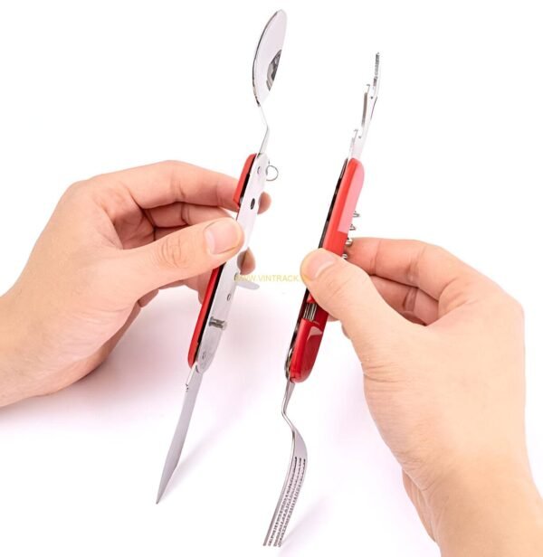 Outdoor Picnic Stainless Steel spoon fork and knife set ps229 - Image 4