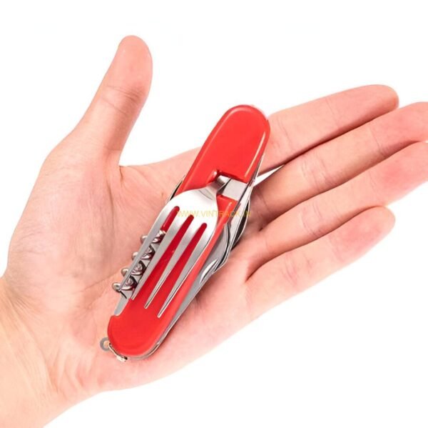 Outdoor Picnic Stainless Steel spoon fork and knife set ps229 - Image 3