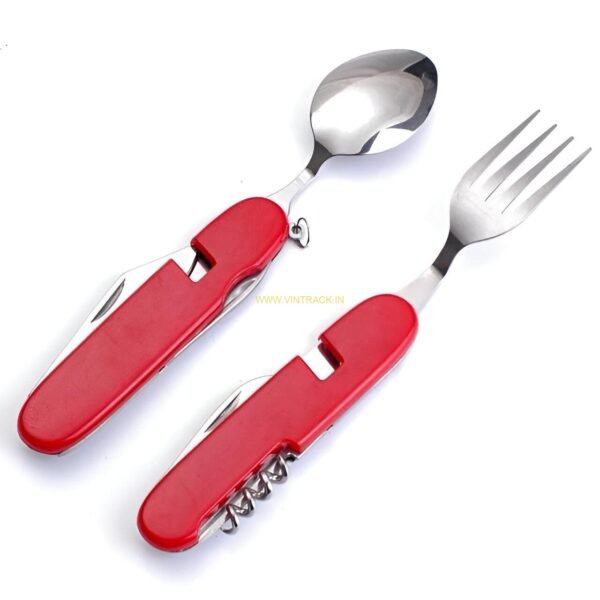 Outdoor Picnic Stainless Steel spoon fork and knife set ps229 - Image 6