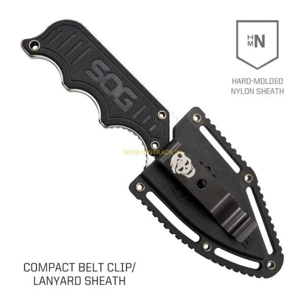 SOG Instinct Camping Tactical Neck Knife with Sheath PS215 | Portable Outdoor Survival, Hiking & Emergency Pocket Knife - Image 5