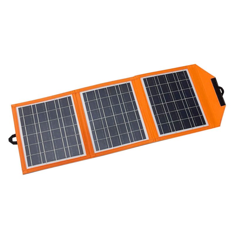 Portable solar panel 3 fold 45W fast charging PS124