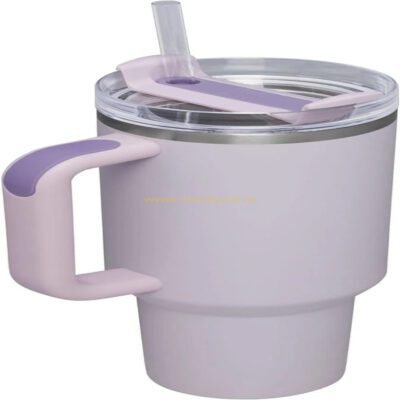 Tumbler with Lid and Straw 1200ml | Hot & Cold Double-Insulated Sipper Mug | Leak-Proof Travel Cup