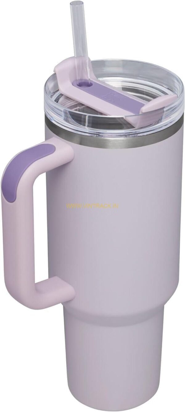 Tumbler with Lid and Straw, Hot and Cold Double Insulated Sipper Mug, Leak Proof 1200ml - Image 4