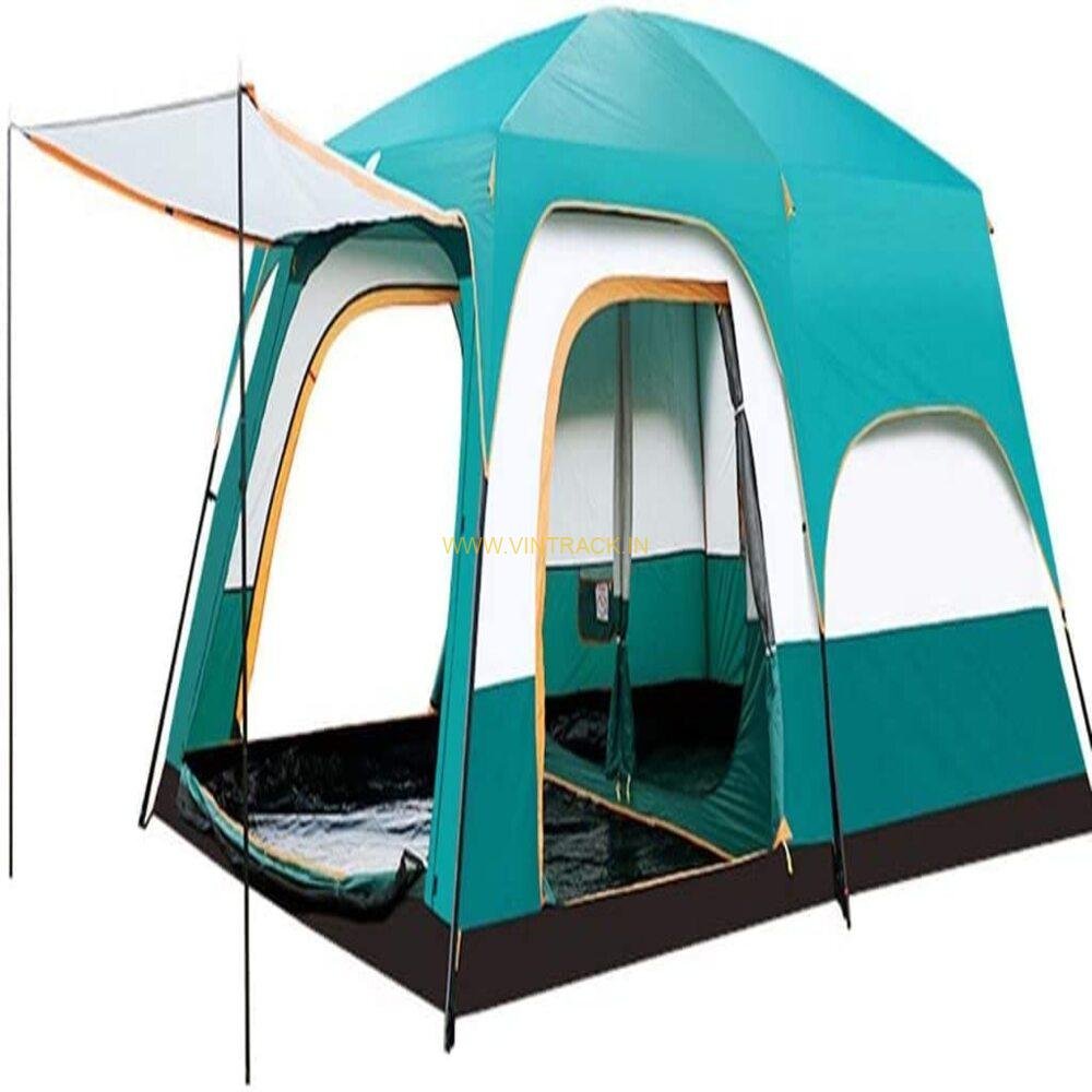 Portable Big Dome Tent House Tent PS191 | 5-9 Person Outdoor Camping Tent (380x260x190 cm) for Hiking, Trekking & Family Adventures