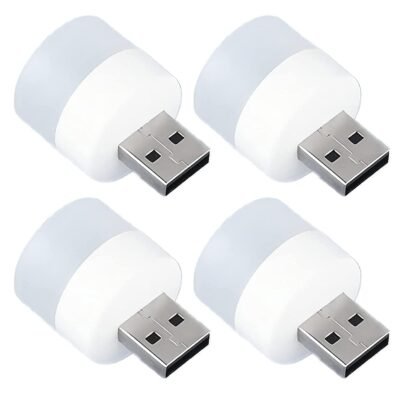Small LED Night Light 2pcs | USB LED Light for Car, Indoor, Outdoor, Reading, Sleep – Portable and Energy-Efficient