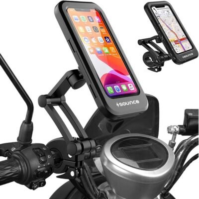 Hold Up Bike Phone Mount | Waterproof Cell Phone Holder with 360° Rotation for All Smartphones