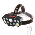 Super Bright COB Headlamp light USB Rechargeable PS-64