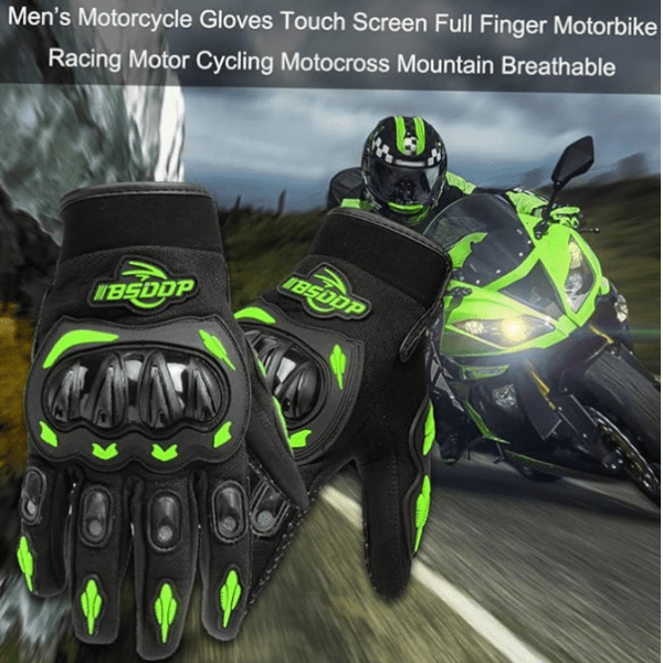 Bike Riding Gloves with Touch Screen Sensitivity – Comfortable, Anti-Slip & Protective Motorcycle Gloves - Image 7