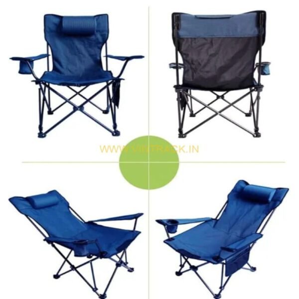 Outdoor Foldable Camping Chair | Portable Lightweight Travel Chair for Hiking, Picnic, Fishing & Camping - Image 8