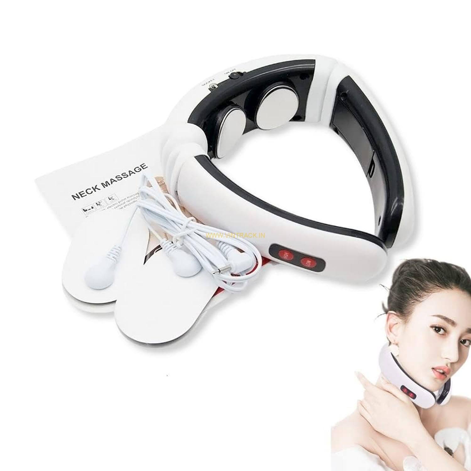 Electric Neck Massager with Pads – 3 Auto Massage Modes | Pain Relief & Muscle Relaxation Therapy Device - Image 2