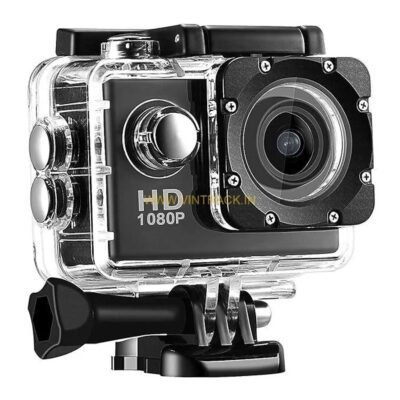 Full HD 1080p Action Camera Waterproof Sport Camera with 2 Inch LCD Screen Wide-Angle Lens & Mounting Accessories for Biking, Hiking & Underwater Recording