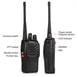 BaoFeng BF-888S Walkie Talkie 2 Way Radio Long Range (Black, 2 Pieces) - Image 3