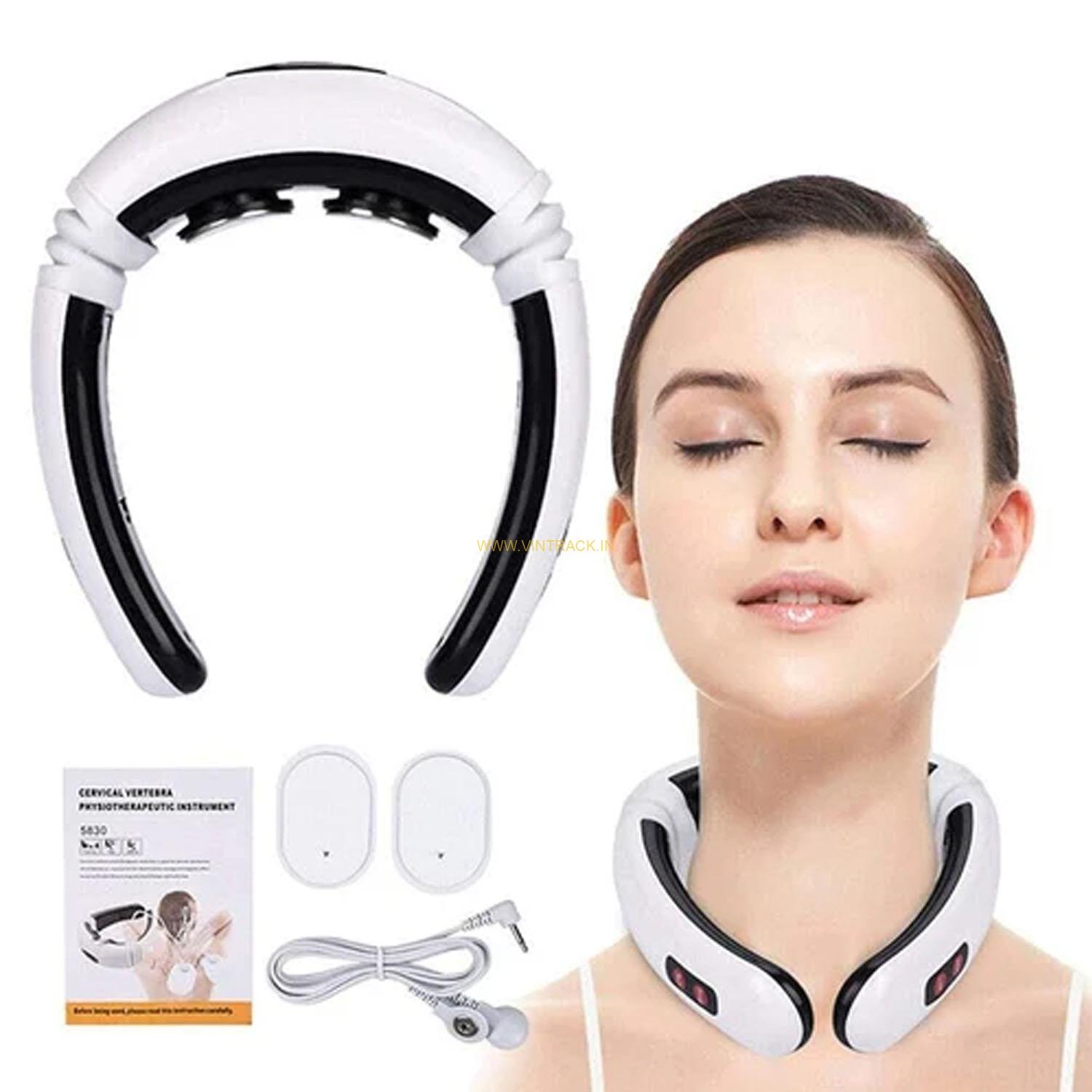 Electric Neck Massager with Pads – 3 Auto Massage Modes | Pain Relief & Muscle Relaxation Therapy Device - Image 3