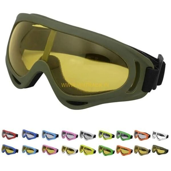 Cycling Goggles Anti-Fog Dust-Proof Protective Safety Goggles Cool Style Outdoor Goggles Adjustable Band Sport Goggles - Image 3