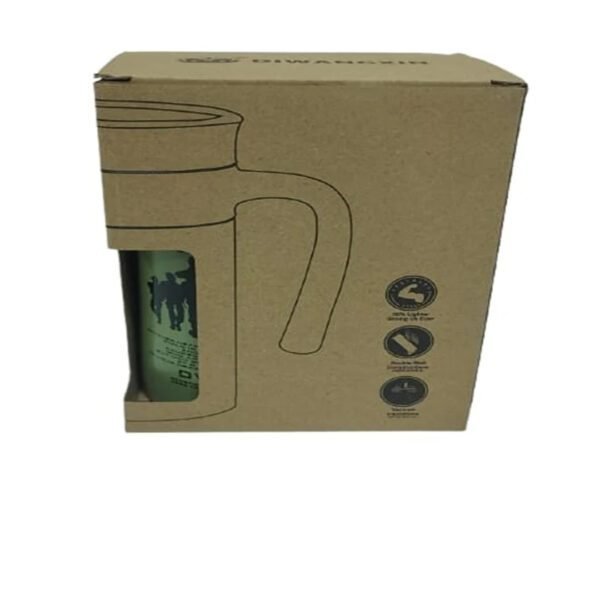 Stainless Steel Vacuum Mug 500ml – Hot & Cold Insulated Coffee Mug, Travel Thermos Cup with Leak-Proof Lid - Image 2