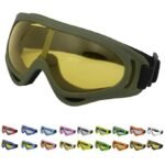 Cycling Goggles Anti-Fog Dust-Proof Protective Safety Goggles Cool Style Outdoor Goggles Adjustable Band Sport Goggles - Image 3