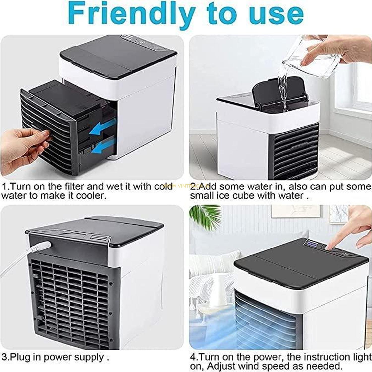 Humidifier Purifier Mini Cooler – MaxSmile | Portable Humidifier & Air Purifier for Home & Office - Image 2