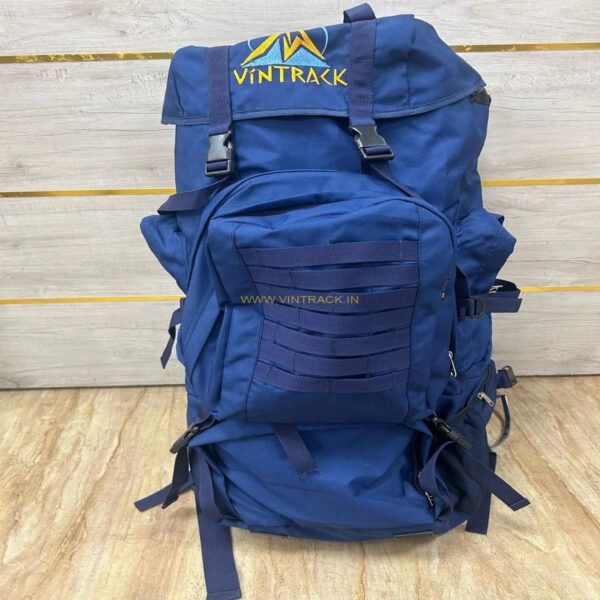Vintrack (95 L) Pro Metal Frame Rucksack with Detachable Day Pack and Rain Cover for Trekking and Travelling - Image 4