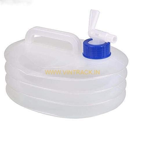 Folding 5L PE Drinking Water Bag | Collapsible Portable Water Storage for Camping, Hiking, Outdoor & Travel