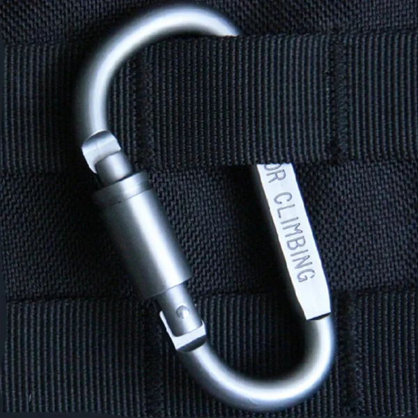 Camping Equipment  Aluminum Carabiner  Hunting Survival Kit  Lock Mountain Travel  Accessories - Image 3