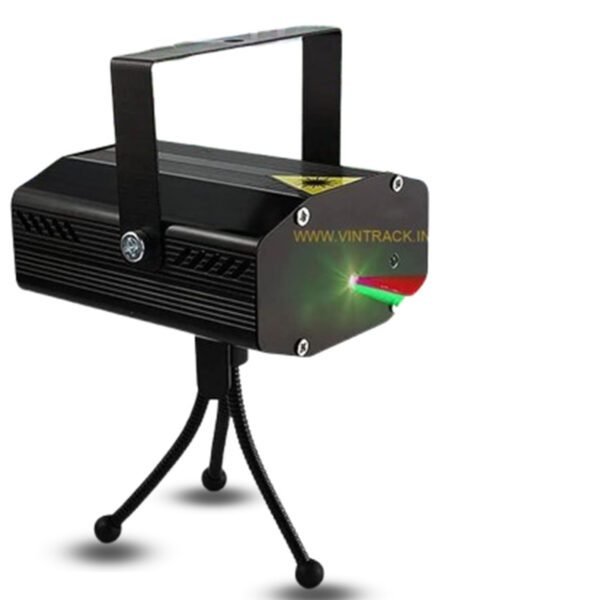 Mini Laser Projector Lights Stage Lighting Sound Activated and Auto Play with Mini Tripod Stand for Diwali, Activated Dot Design Laser Light for...