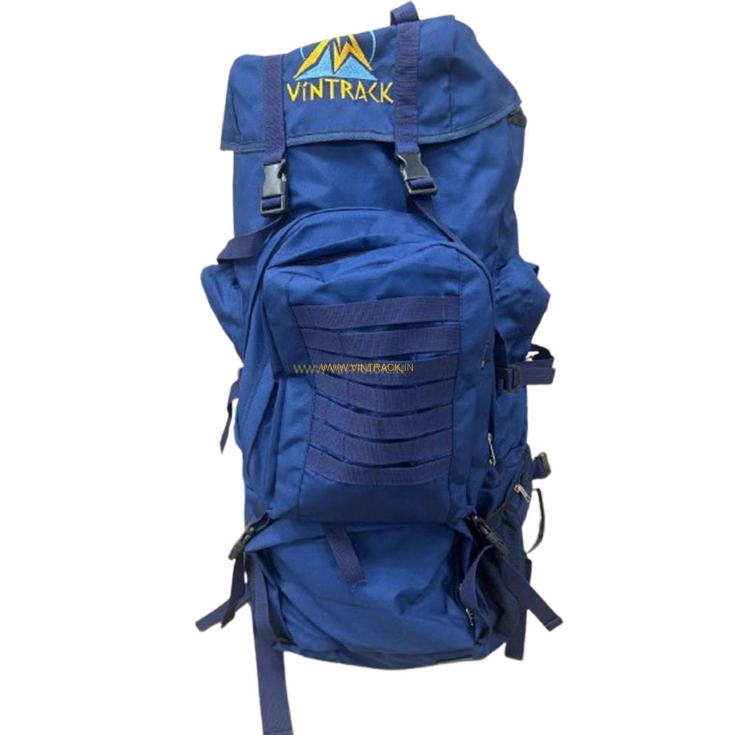 Vintrack (95 L) Pro Metal Frame Rucksack with Detachable Day Pack and Rain Cover for Trekking and Travelling