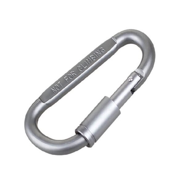 Camping Equipment Aluminum Carabiner – Hunting Survival Kit, Lock, Mountain Travel Accessories for Outdoor Adventures