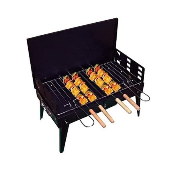 Stainless Steel Portable Barbeque Stick – Reusable Skewers for Grilling Paneer, Vegetables, Kebab & Outdoor BBQ - Image 2