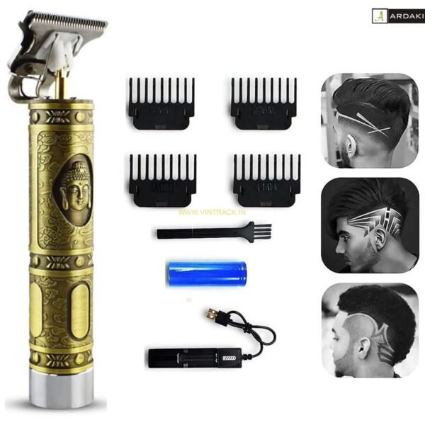 Beard Trimmer For Men, Professional Hair Clipper, Adjustable Blade Clipper and Shaver, Close Cut Precise Hair Machine, Body Trimmer (Metal Body) - Image 5