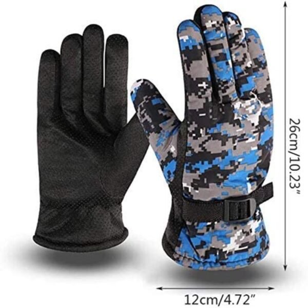 Men and Women Woolen Warm Army Printed Gloves | Winter Hand Gloves for Outdoor, Trekking, Hiking & Casual Wear - Image 4