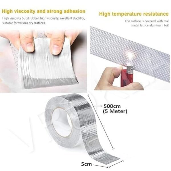Leakage Repair Waterproof Tape | Strong Adhesive Sealant Tape for Pipes, Roofs, Plumbing & Emergency Repairs - Image 2