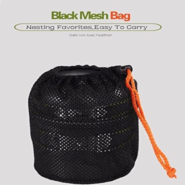 Camping Cooking Utensils Set (1–2 Person) | Lightweight Portable Cookware for Hiking, Backpacking & Outdoor Cooking. - Image 7