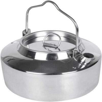 Stainless Steel Handy Kettle for Camping & Cooking – Portable Outdoor Kettle for Boiling Water, Tea, Coffee & Meals