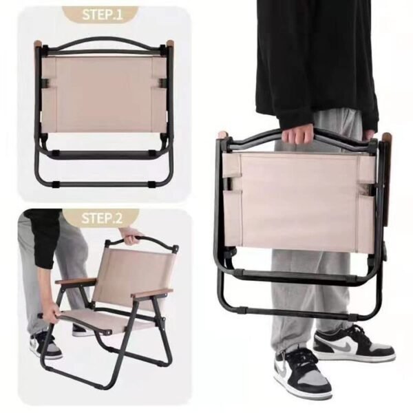 Foldable Chair/Stool 2-in-1 – Portable Folding Chair and Stool Combo for Camping, Hiking, Fishing, Picnic & Outdoor Use - Image 5