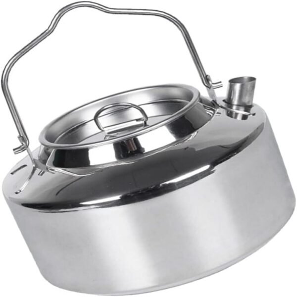 Stainless Steel Handy Kettle for Camping & Cooking – Portable Outdoor Kettle for Boiling Water, Tea, Coffee & Meals - Image 4