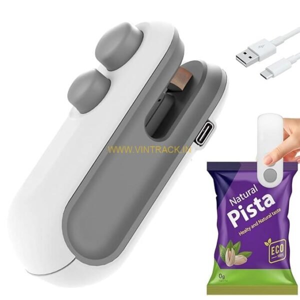Portable Mini Sealing Machine,  Handheld Packet Sealer for  Food, Snacks, Chips, Fresh  Storage, Plastic Bags Sealing  Machine