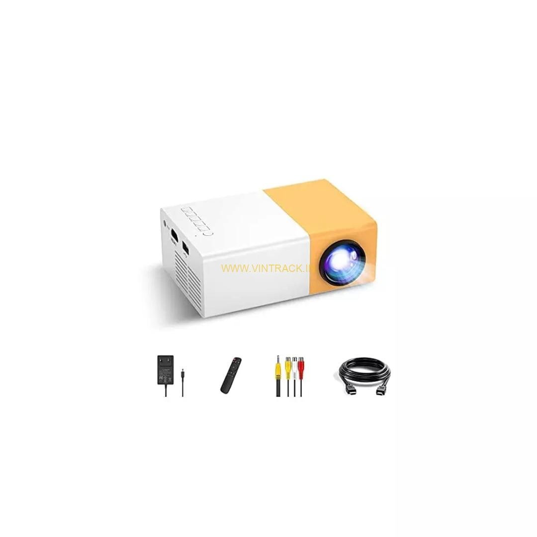 Mini Portable LED Projector – Compact Home Cinema & Children's Film Projector with AV, USB, HDMI, Audio & Micro SD Interfaces