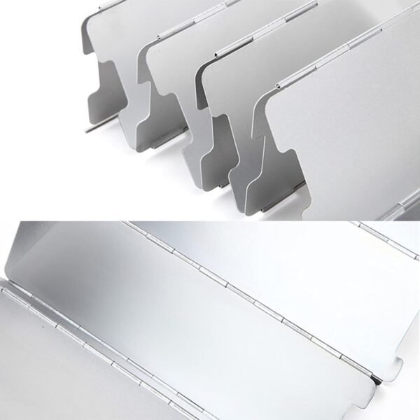 Camping Stove Windshield | Portable Foldable Wind Screen for Outdoor Cooking & Backpacking - Image 2