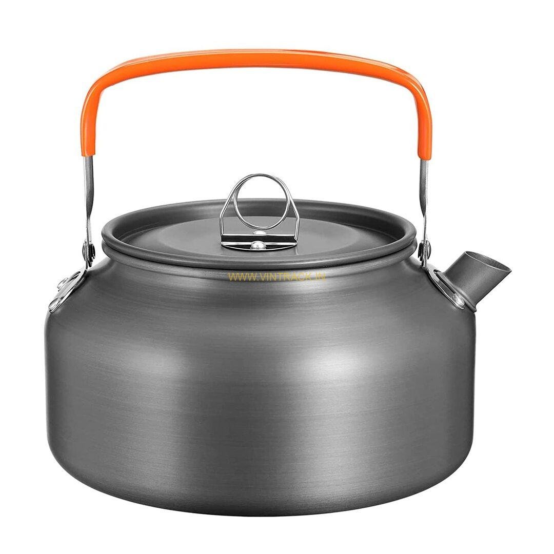 Camping Hiking Picnic Kettle 1.5L – Portable Outdoor Multi-Purpose Kettle for Tea, Coffee, Boiling Water & Cooking
