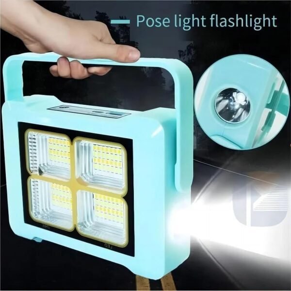 Outdoor USB Rechargeable Camping Lamp and Torch | Portable LED Lantern for Hiking, Emergency, Trekking & Travel - Image 6