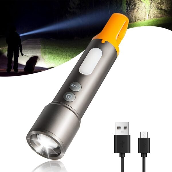 Multifunctional Waterproof Camping Torch | Portable LED Flashlight for Hiking, Outdoor, Emergency & Adventure Use - Image 2