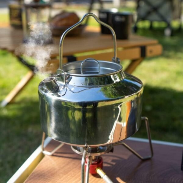 Stainless Steel Handy Kettle for Camping & Cooking – Portable Outdoor Kettle for Boiling Water, Tea, Coffee & Meals - Image 7