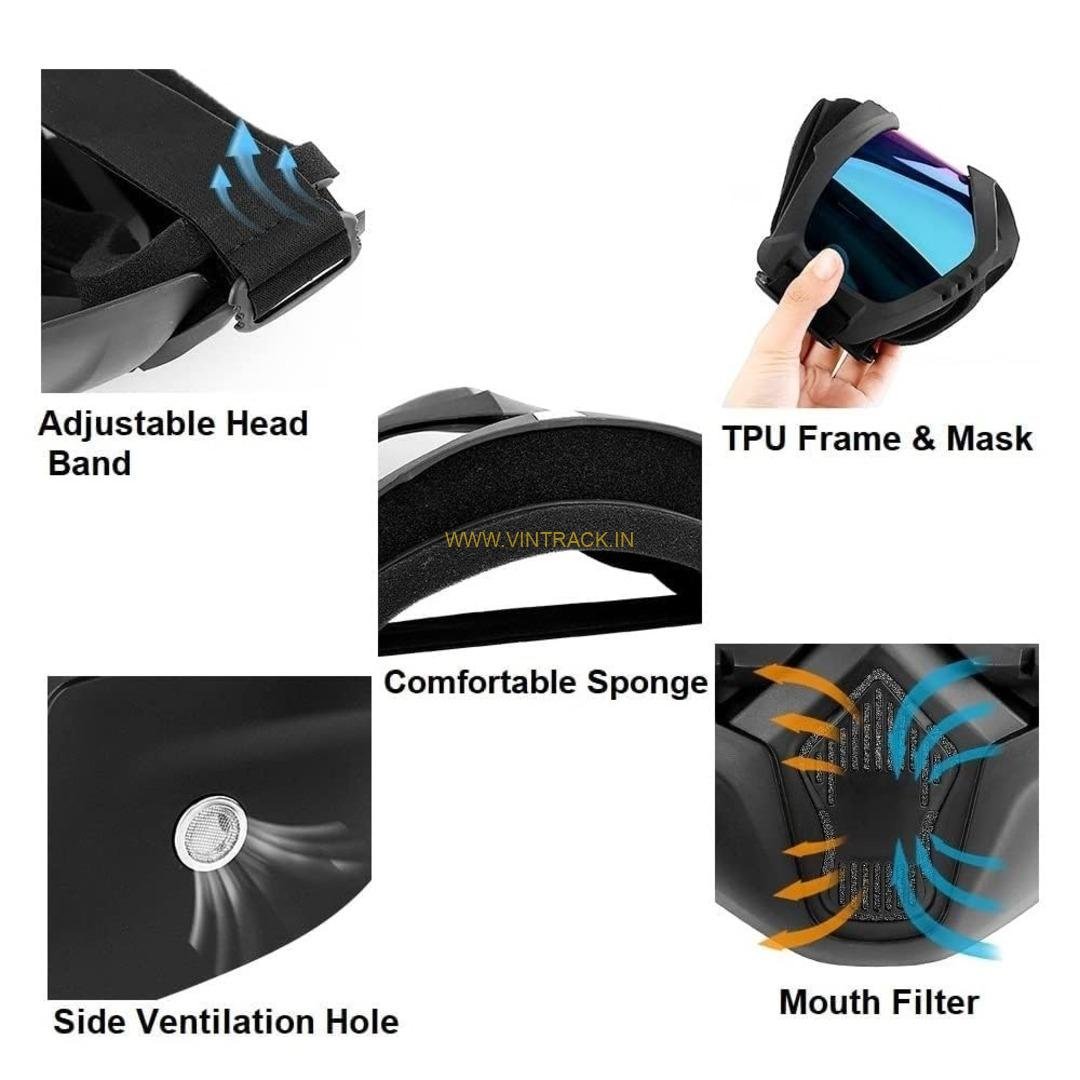 Anti-Scratch Windproof Helmet Mask for Protection – Breathable, Durable & Comfortable - Image 5